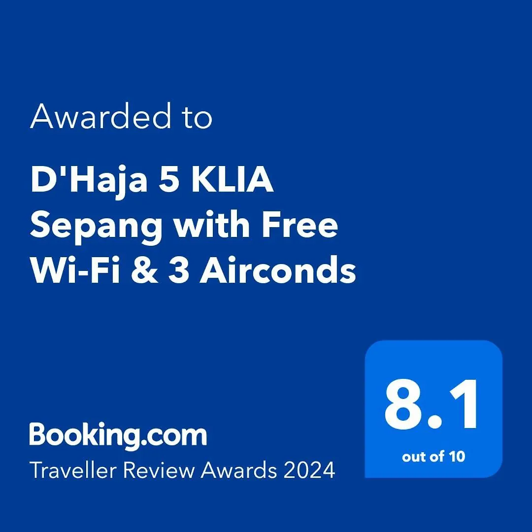 Holiday home D'Haja 5 Klia Sepang With Free Wi-Fi & 3 Airconds Villa Banting  Malaysia